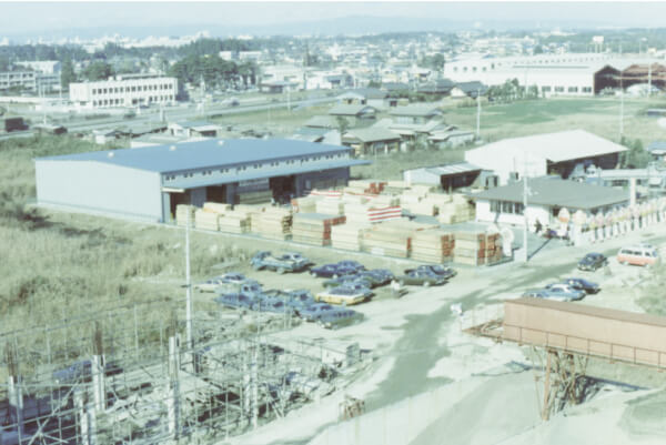 水戸建親センターオープン時の航空写真